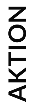 Aktion - Schriftzug
